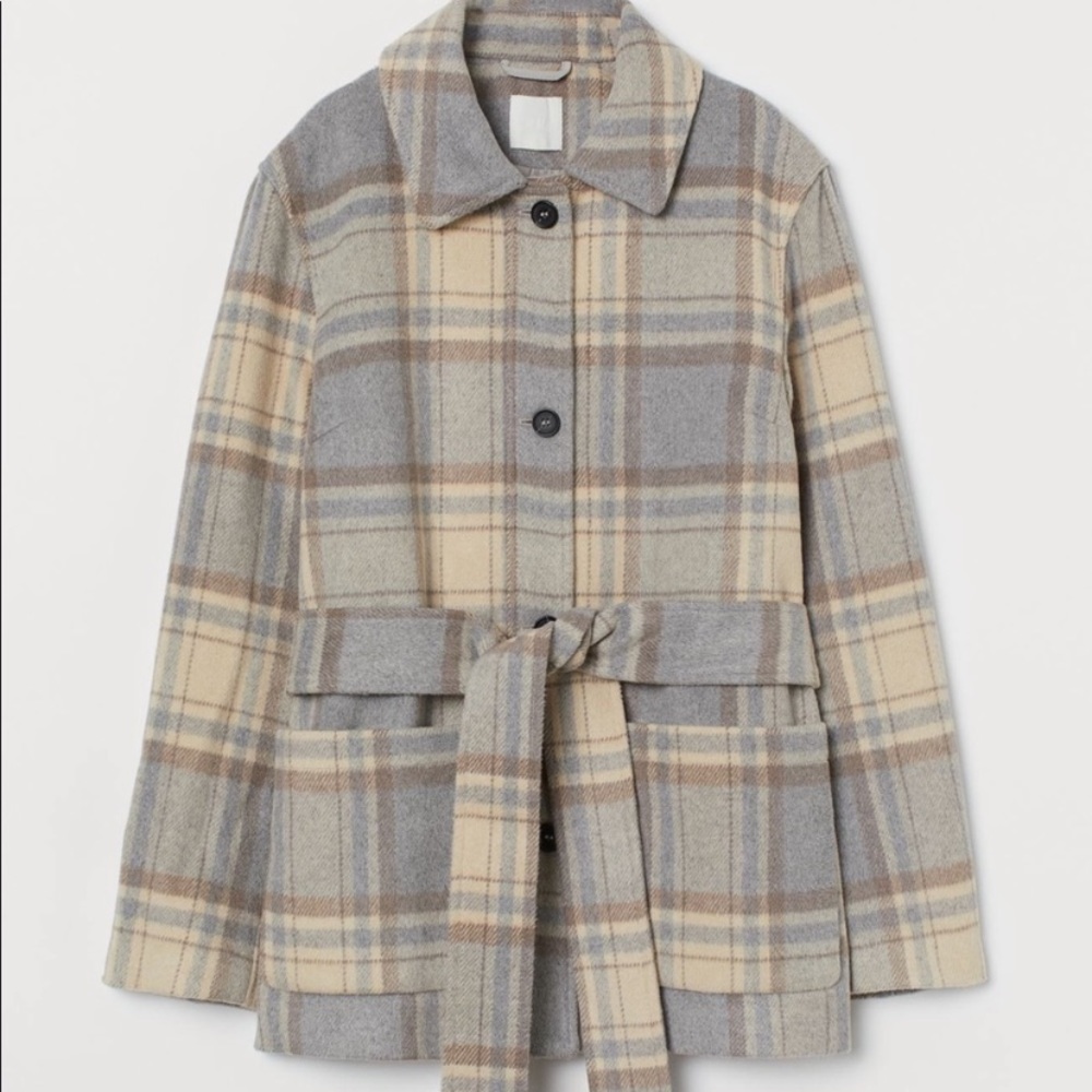 Plaid Coat - price firm